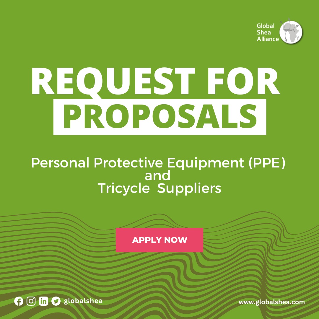 SUPPLY OF PERSONAL PROTECTIVE EQUIPMENT AND TRICYCLES TO WOMEN SHEA COOPERATIVES